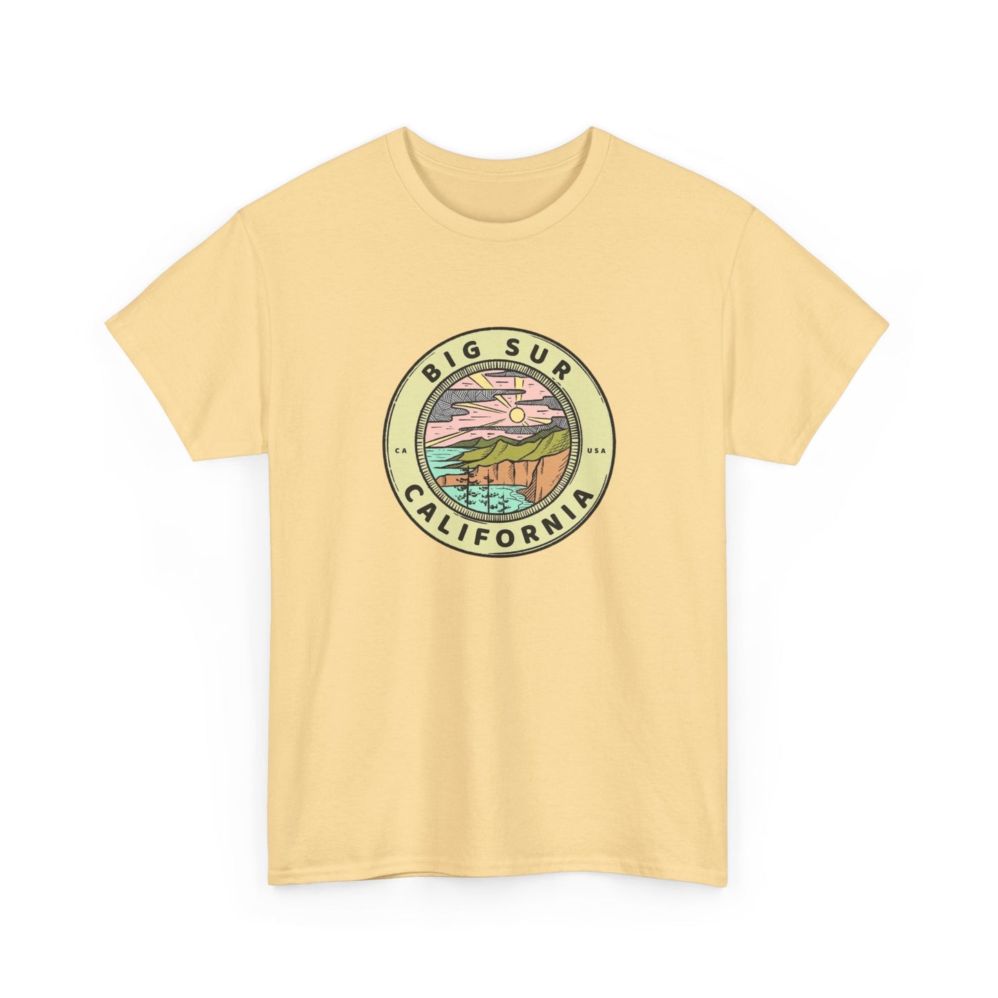 Big Sur California Graphic T Shirt NEW Adult Tee