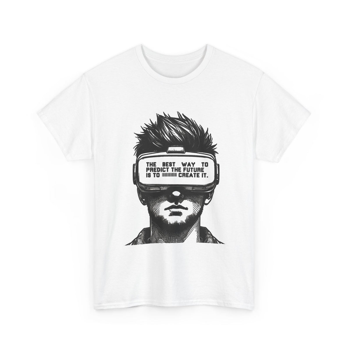 Create The Future Graphic T Shirt Men's Heavy Cotton Tee