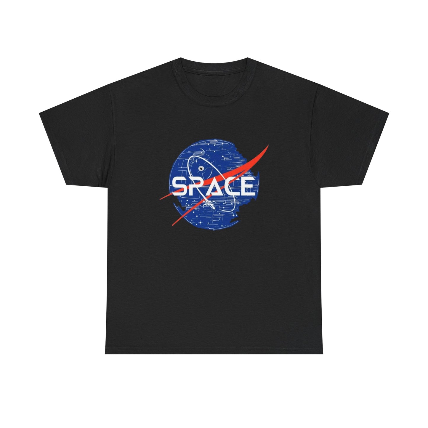 Space Graphic T Shirt Unisex Heavy Cotton Tee