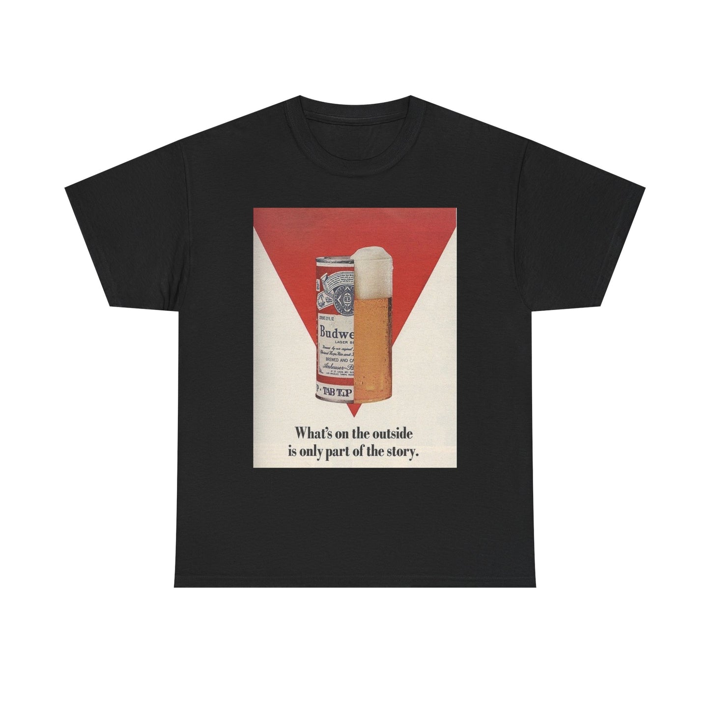 Bud Poster Vintage Retro 80s T Shirt Unisex Heavy Cotton Tee Gift