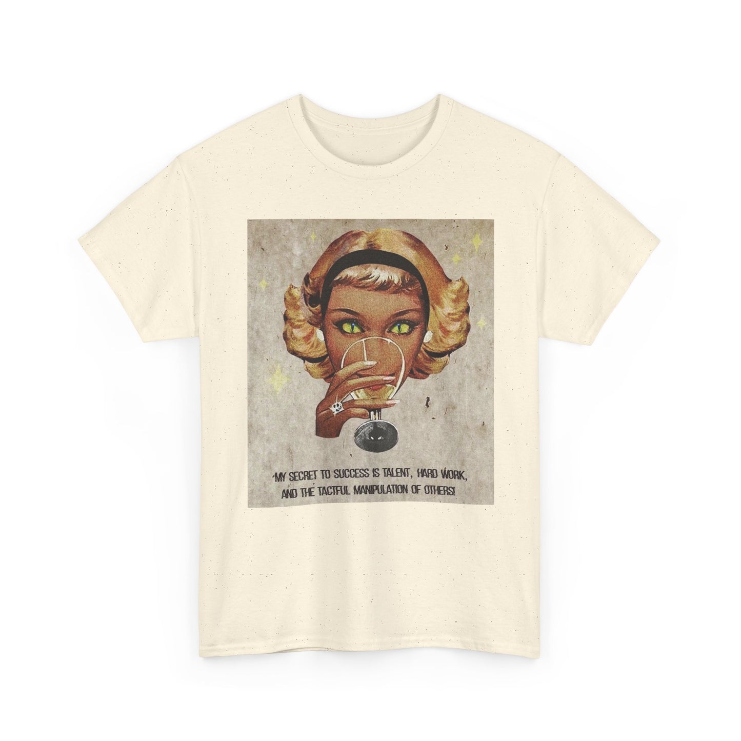 Tactical Manipulation Graphic T-Shirt Women's Heavy Comfy Cotton Tee