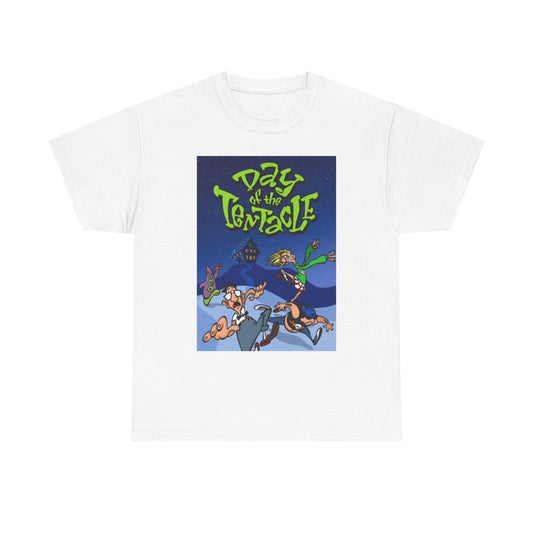 Day Of The Tentacle T Shirt BRAND NEW Apparel Unisex Heavy Cotton Tee Cartoon
