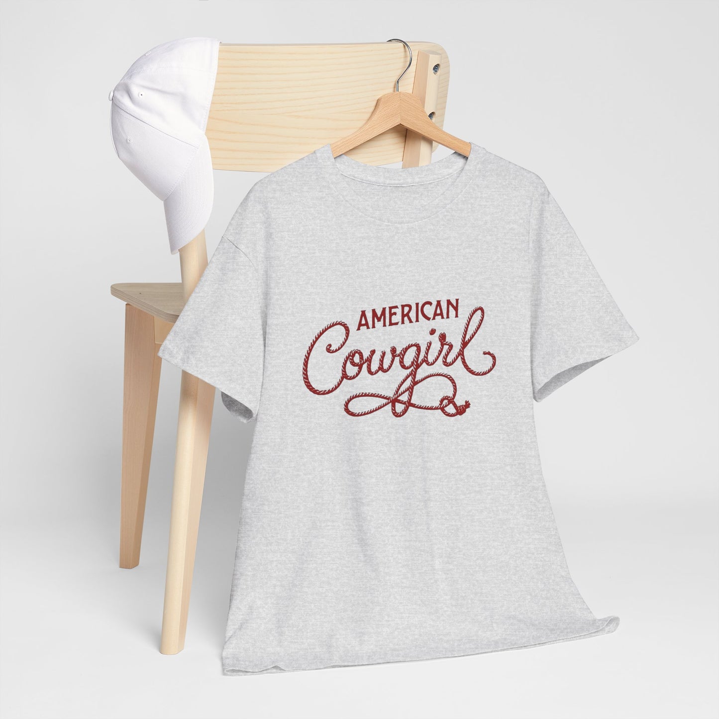 American Cowgirl Graphic T Shirt Heavy Cotton Tee NEW ADULT UNISEX