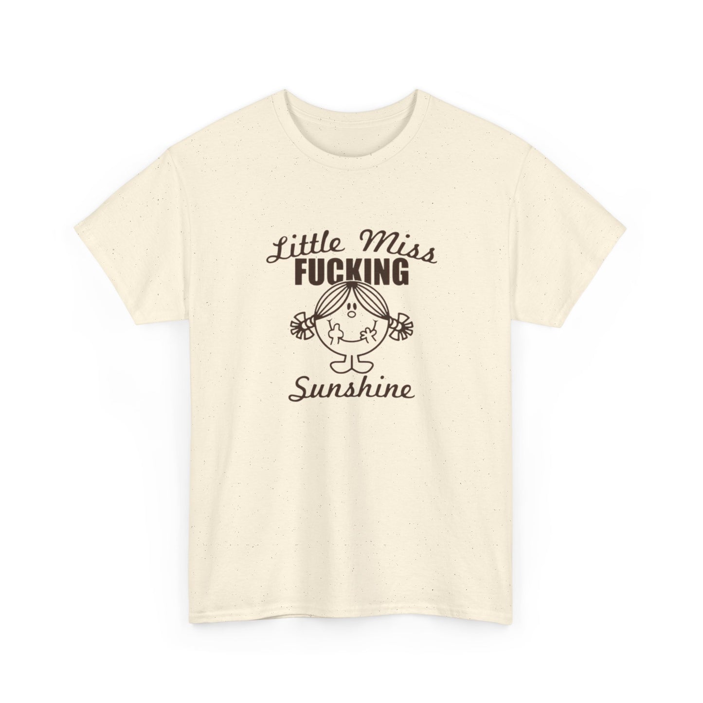 Little Miss Sunshine Funny Graphic T Shirt Unisex Heavy Cotton Tee Gift