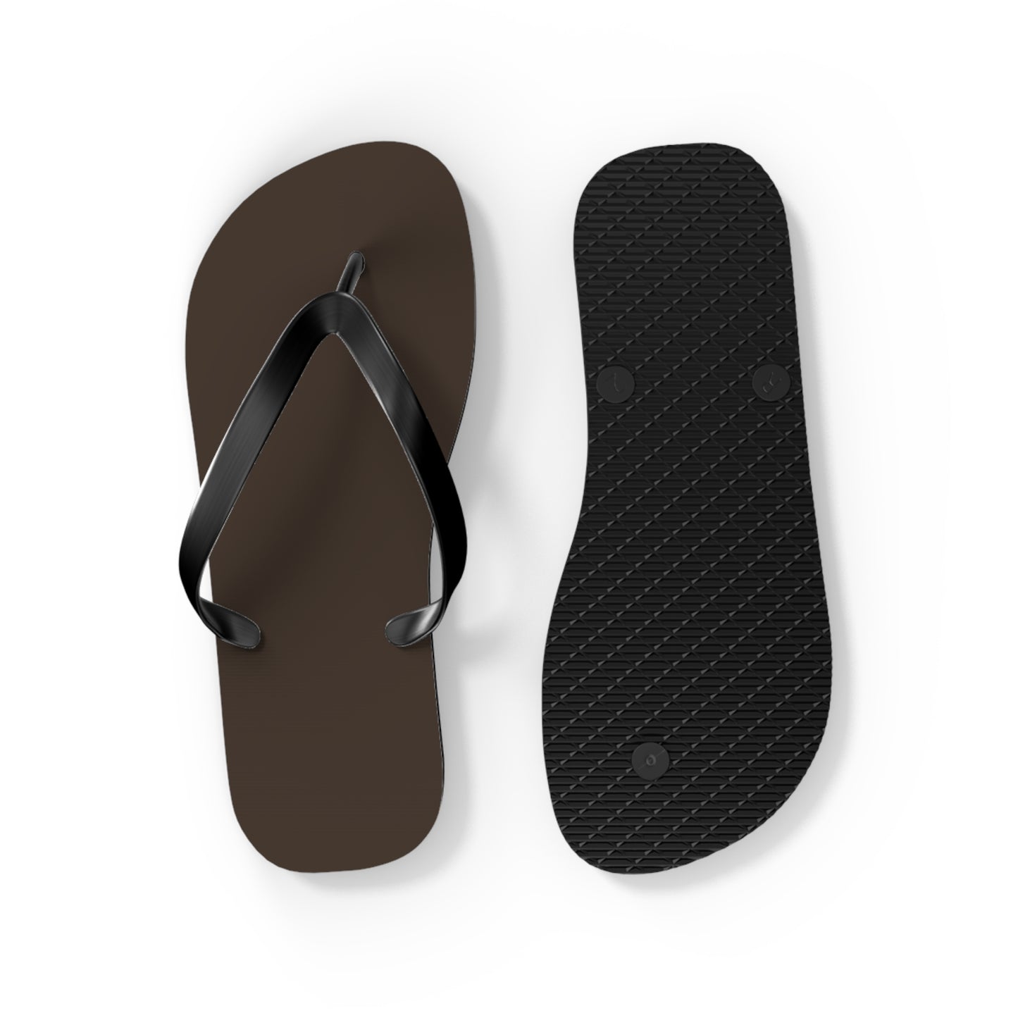 Dark Brown Flip Flops, Sandals Slides, Summer Footwear, Brand New