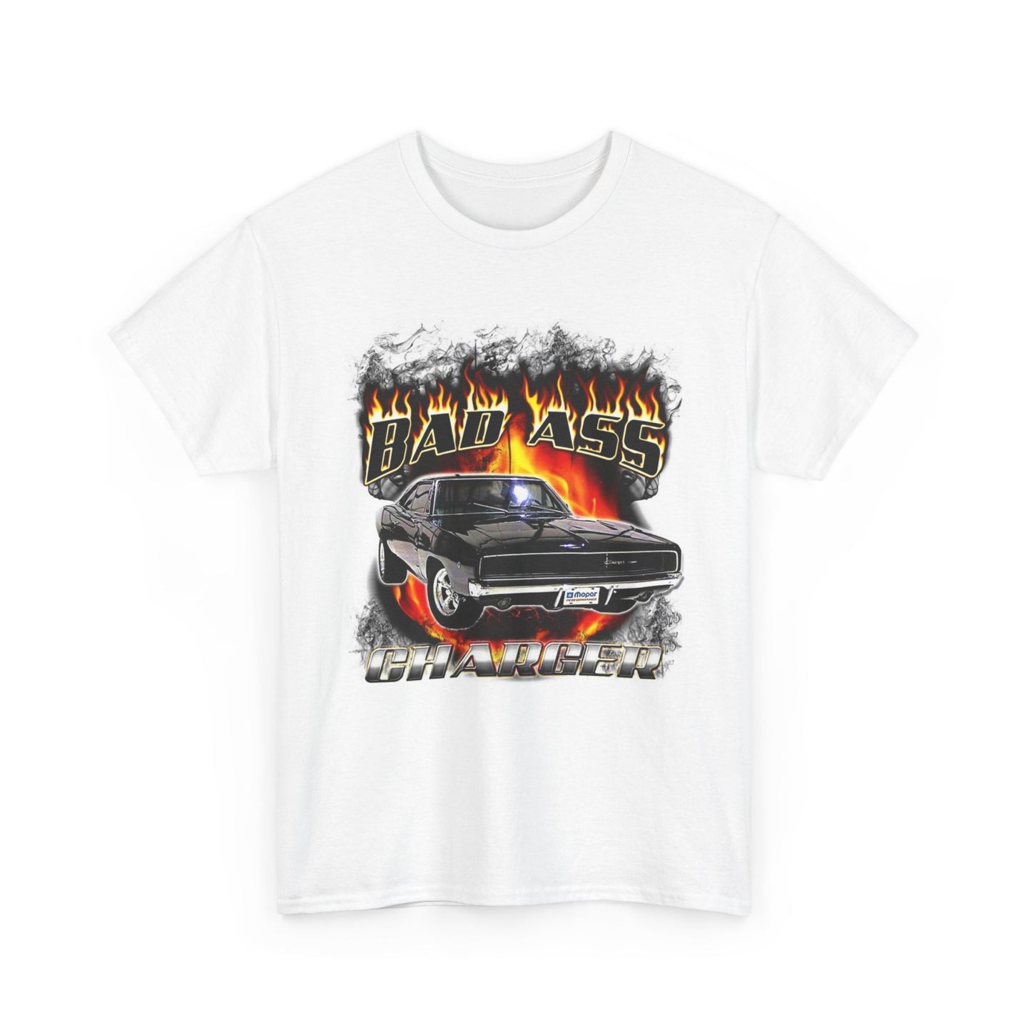70 Charger Vintage Bad Ass Graphic T Shirt Brand New Cotton Tee