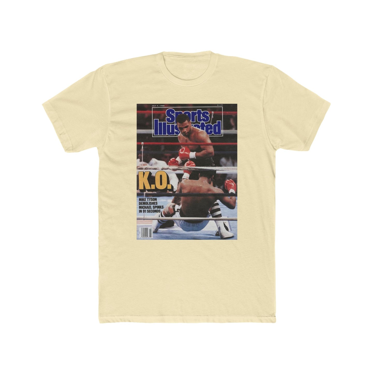 Mike Tyson Tshirt vintage New York  Men's Cotton Crew Tee boxing mma wrestling