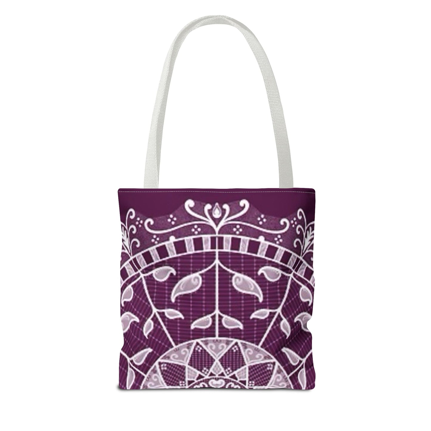 Purple And White Multi Color BRAND NEW MODERN Tote Bag (AOP)