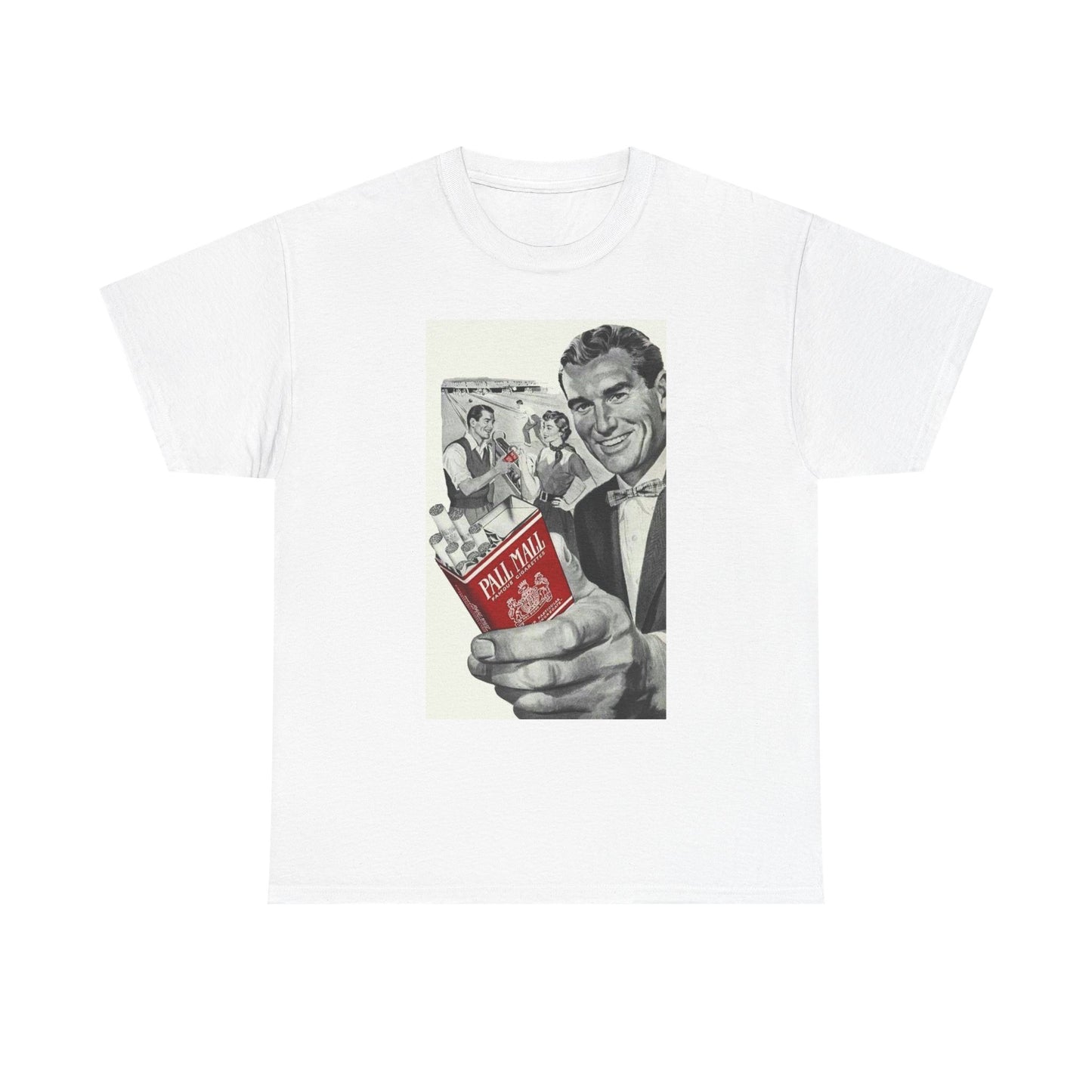Pall Mall Cigarettes Graphic T Shirt Vintage Retro Apparel Heavy Cotton Tee