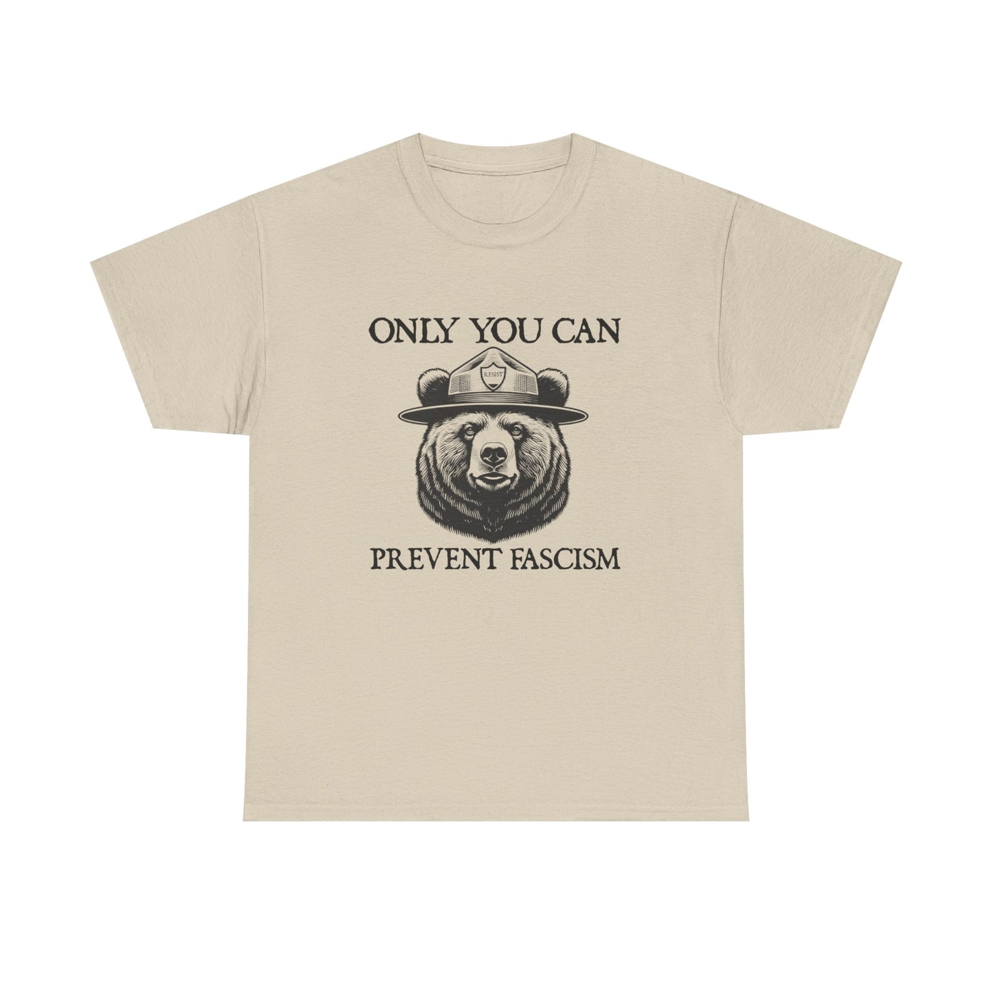 Only You Can Prevent Fascism Graphic T Shirt Unisex Heavy Cotton Tee