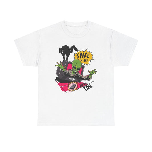 Space News Aliens Exist Graphic T Shirt NEW ADULT TEE VINTAGE