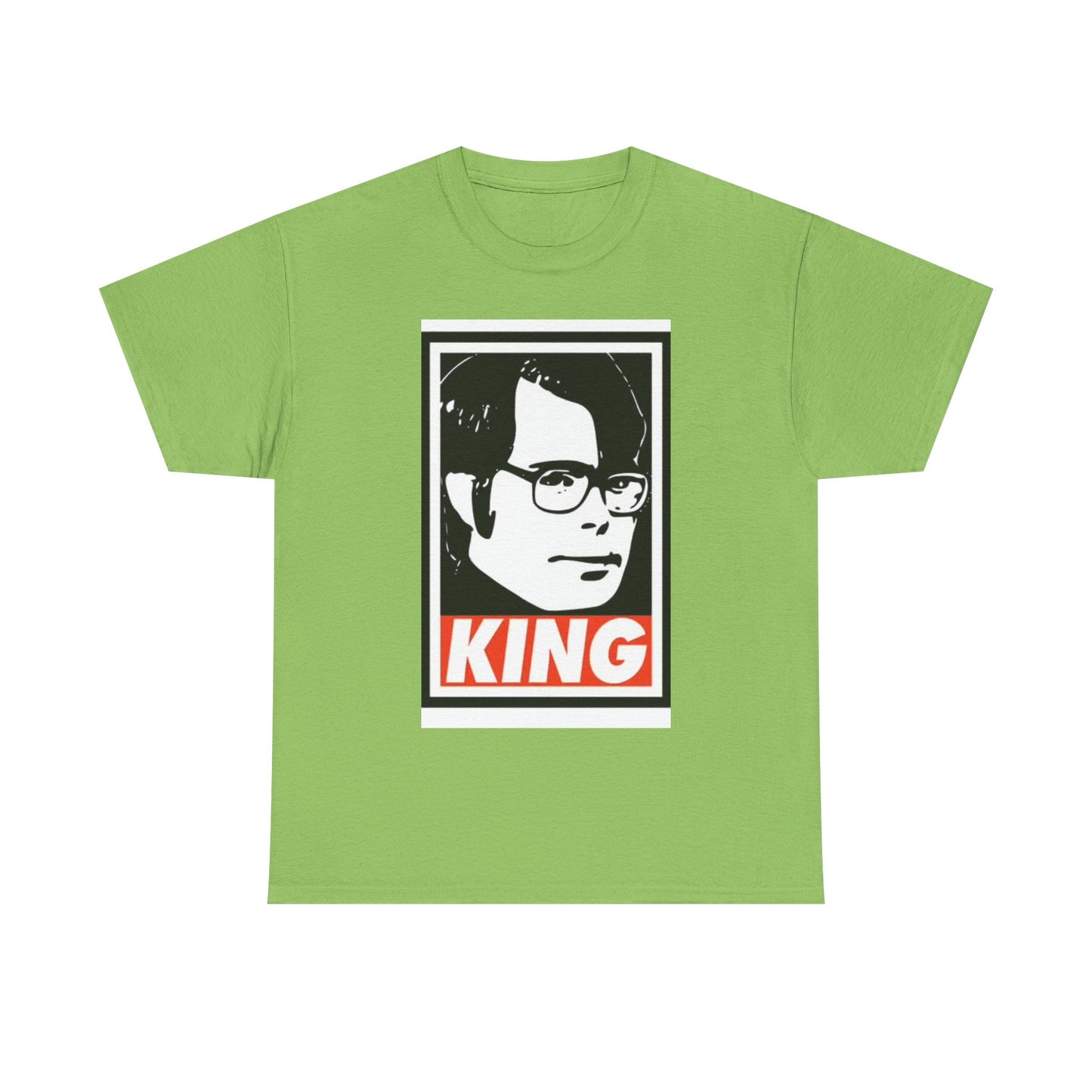 Stephen King Shirt Retro Poster Horror Funny Gift Scary Unisex Heavy Cotton Tee