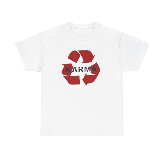 Karma T Shirt Graphic Unisex Heavy Cotton Tee NEW GIFT