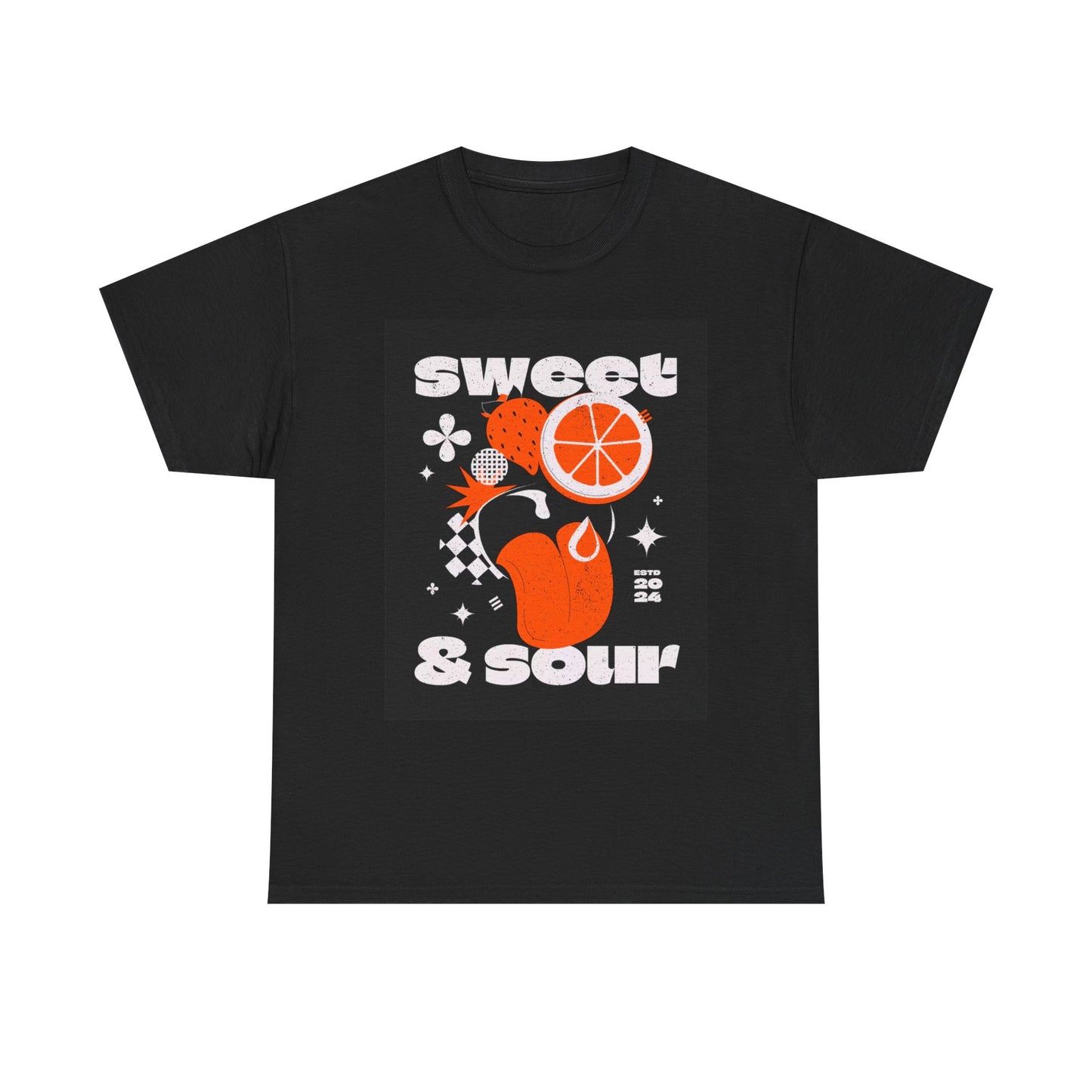 Sweet And Sour Graphic T Shirt Unisex Heavy Cotton Tee