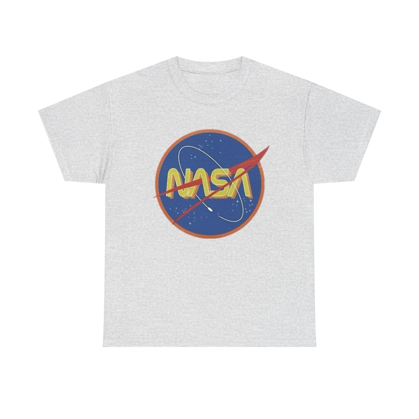 NASA Retro 70's Graphic T Shirt Unisex Heavy Cotton Tee