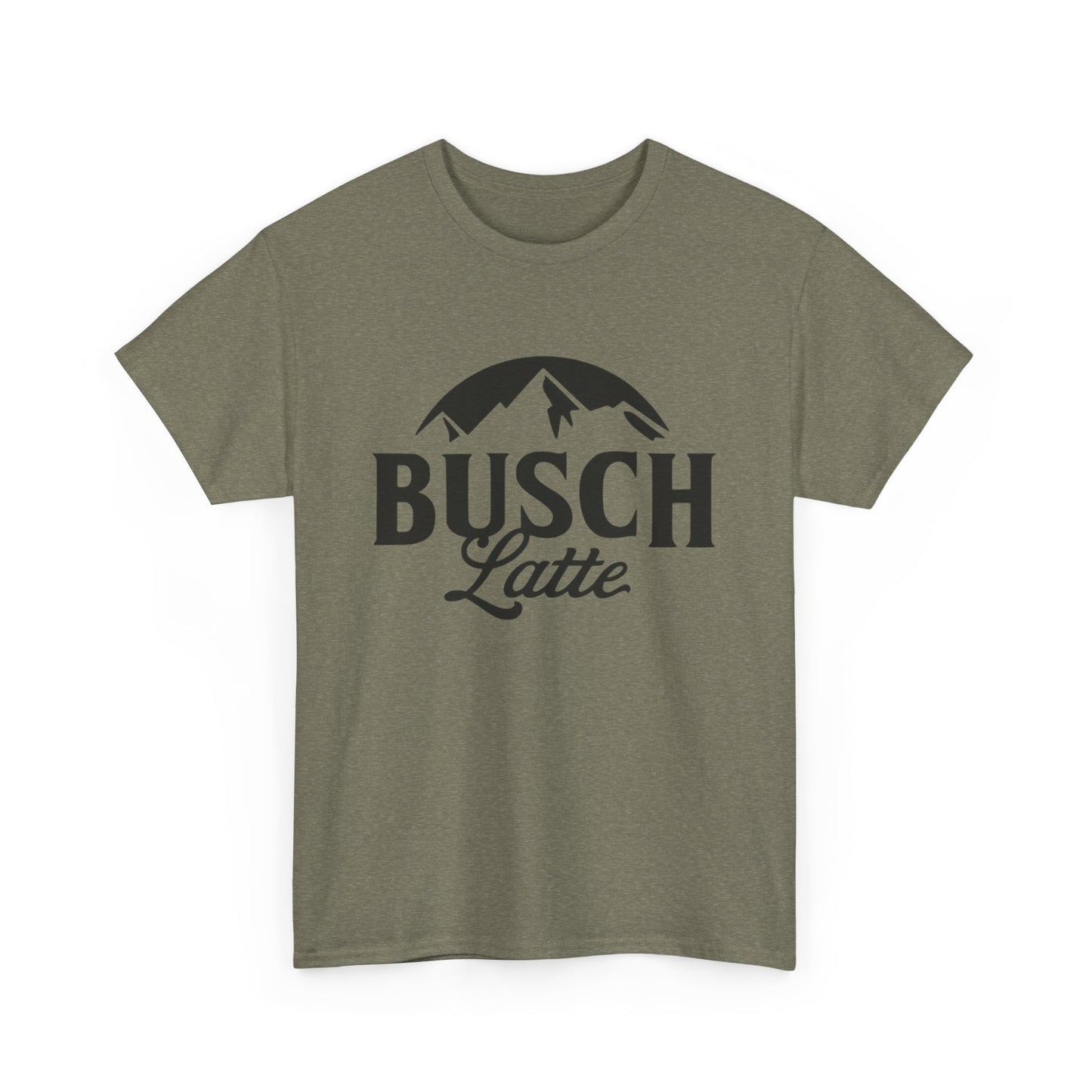 Busch Latte Funny Beer Graphic T Shirt Unisex Heavy Cotton Tee NEW