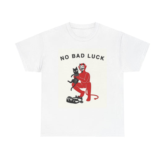 No Bad Luck Graphic T Shirt Cotton Tee