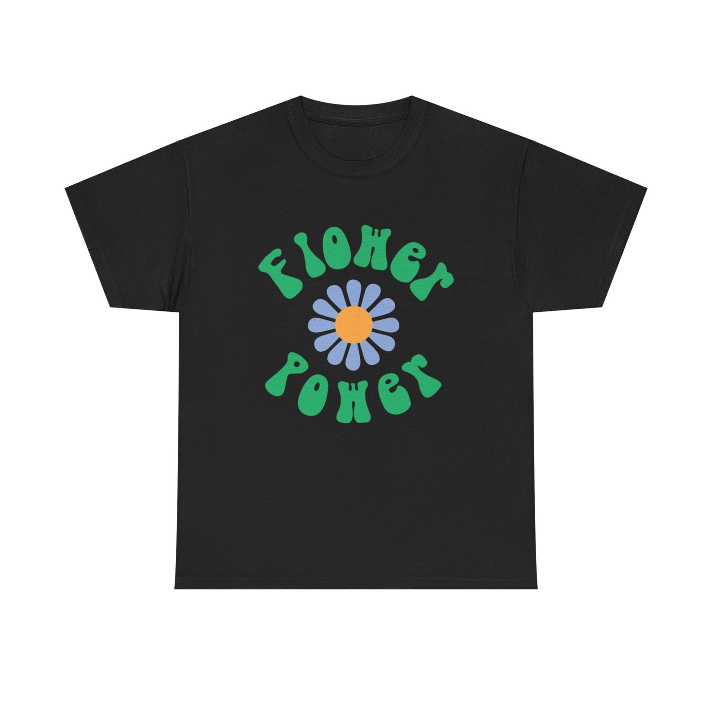 Flower Power Graphic T Shirt NEW Adult Cotton