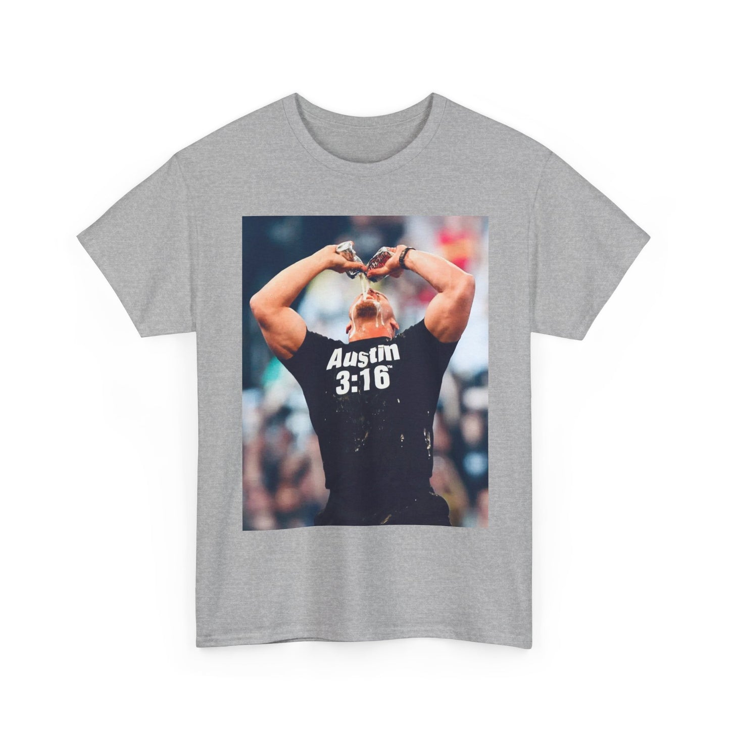 Stone cold Steve Austin T-shirt vintage wrestling mma Unisex Heavy Cotton Tee
