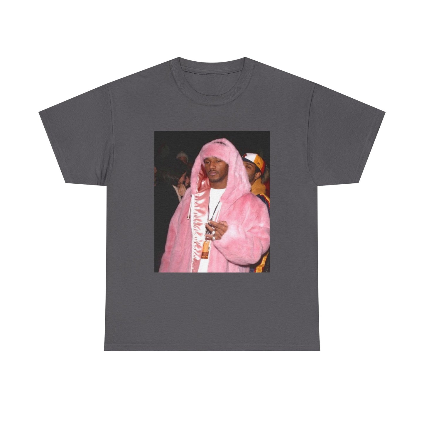 Camron diplomats T-shirt vintage pink fur coat graphic Rap Unisex Heavy Cotton