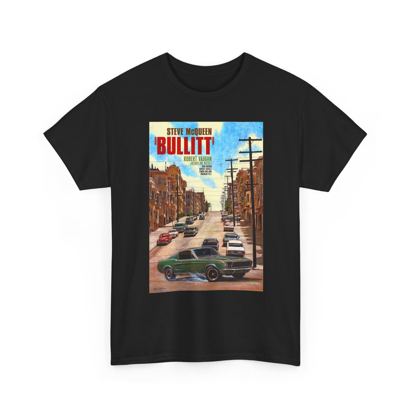 Steve Mcqueen Bullitt Graphic T Shirt Cotton Tee Apparel New