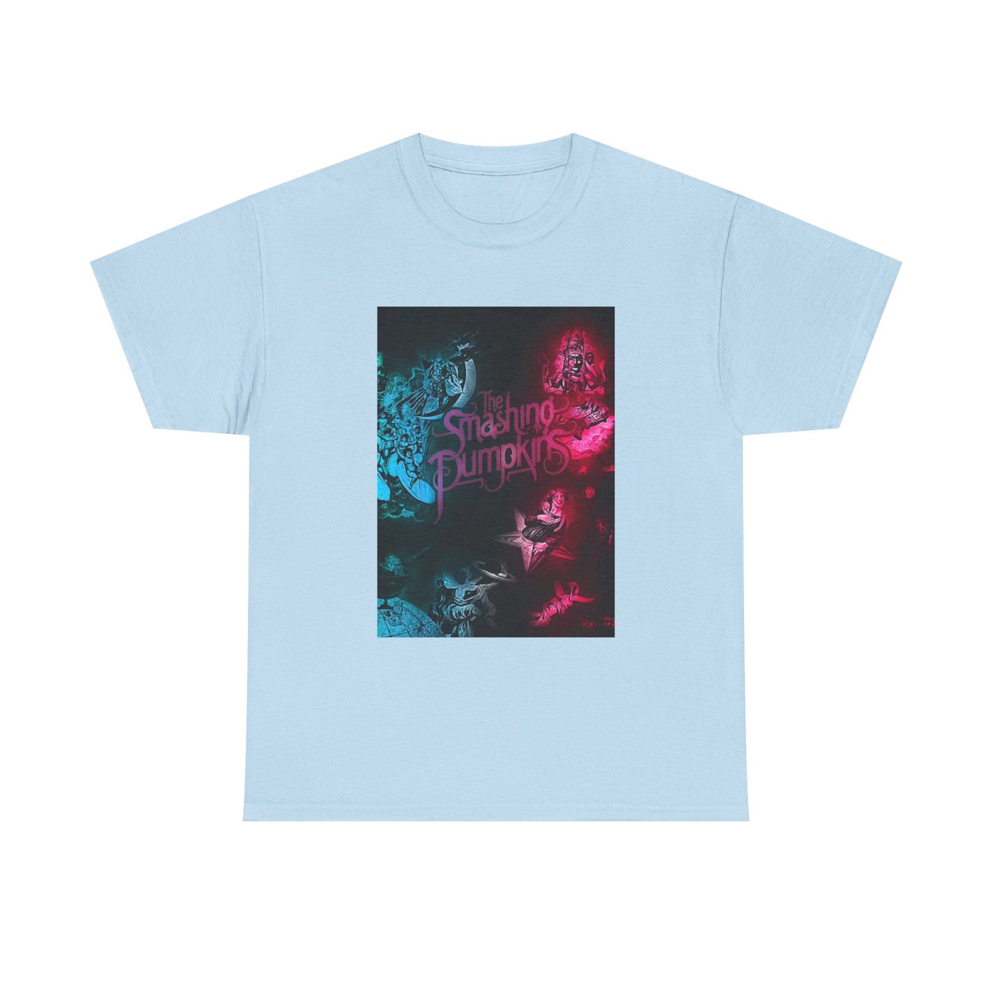 The Smashing Pumpkins Tshirt Vintage Merch Neon Unisex Heavy Cotton Tee