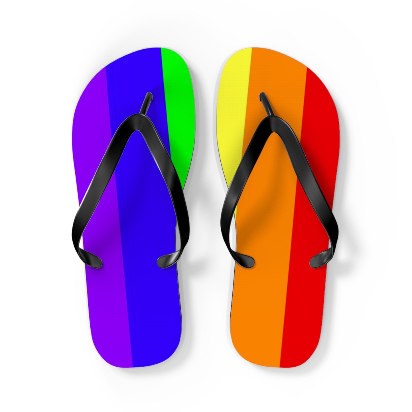 Summer Rainbow Flip Flops, Sandals Slides, Summer Footwear, Brand New