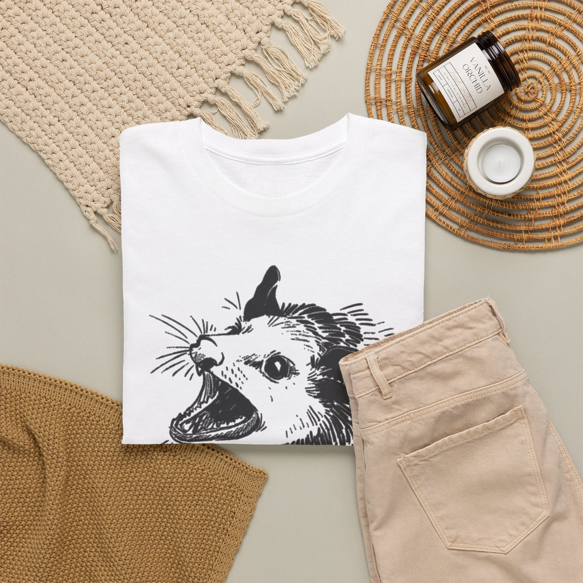 Ugly Rat Quote T-Shirt, Funny Rodent Graphic Tee Men's Tee