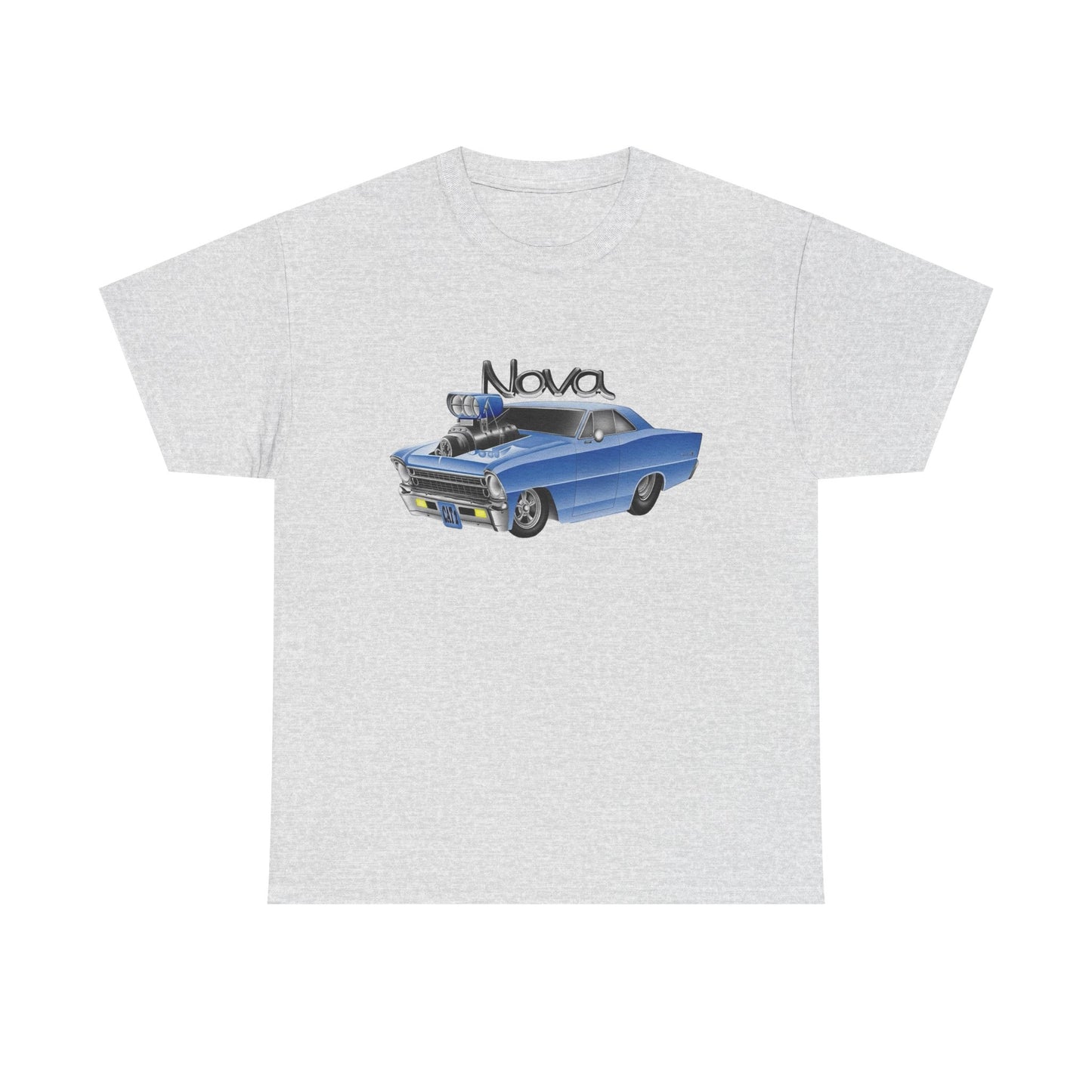 Chevy Nova Classic Muscle Car Graphic T Shirt Unisex Heavy Cotton Tee NEW
