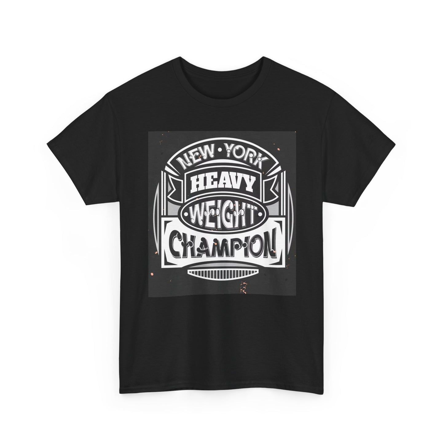 New York Heavyweight Champion Graphic T Shirt Unisex Heavy Cotton Tee