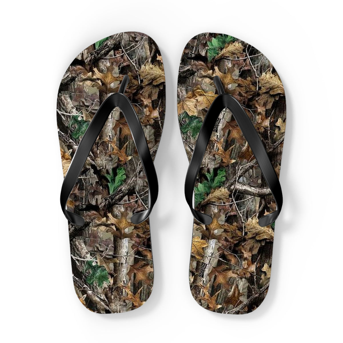 Waves And Sun Sandals Hunting Camo Summer Flip Flops Slides BRAND NEW