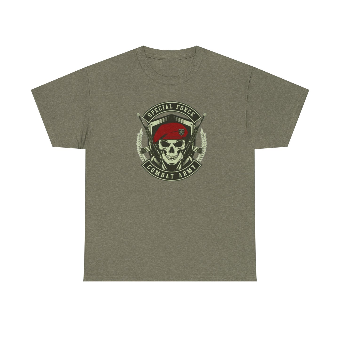 Special Forces Army Graphic T Shirt Vintage Retro Military Unisex Heavy Cotton