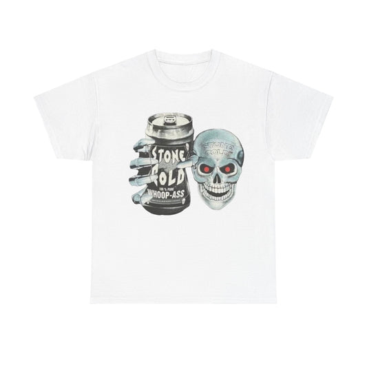 Stone cold Steve Austin T-shirt vintage beer can skull WWE wrestling WWF retro