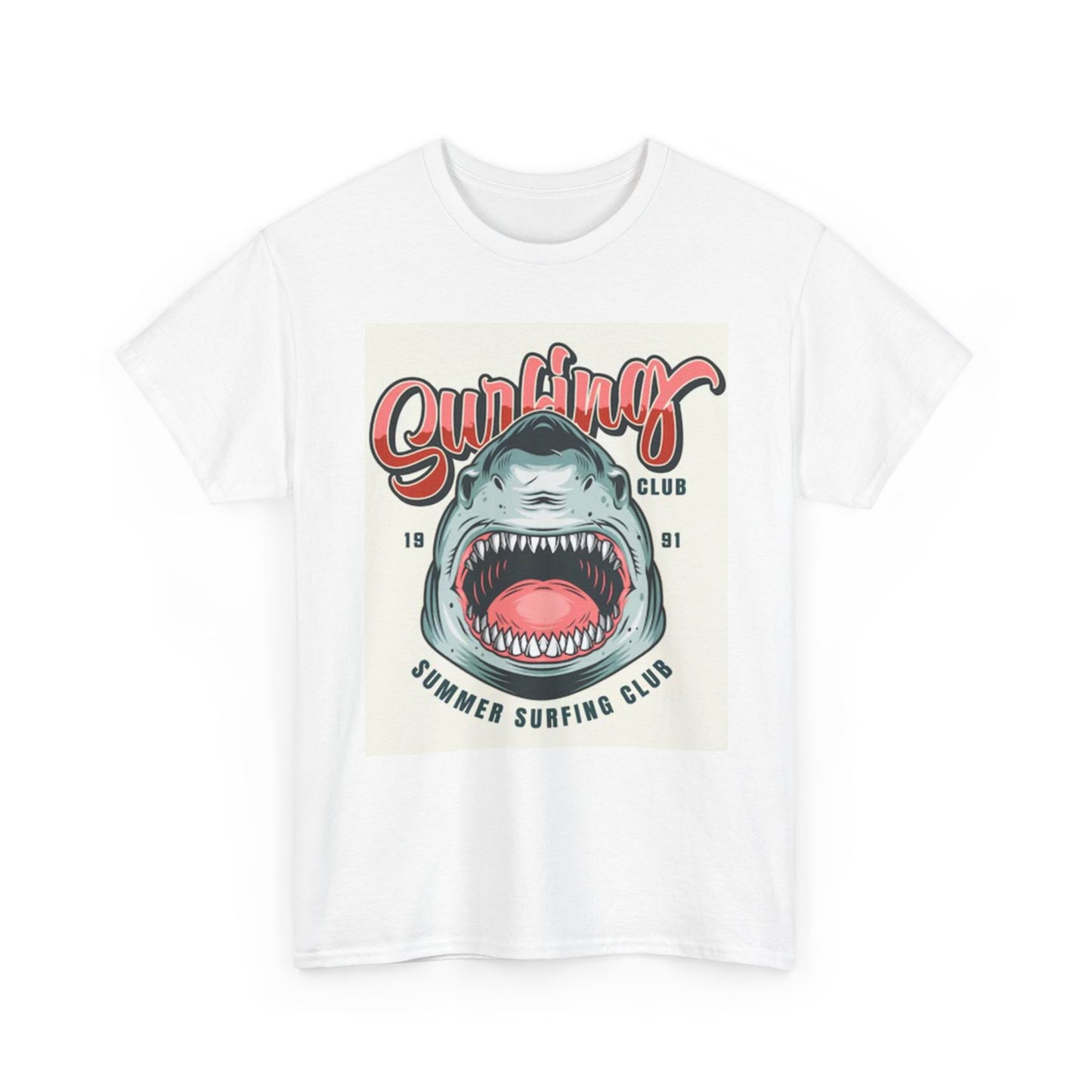 Summer Surfing Club Graphic T Shirt Brand New Cotton Tee
