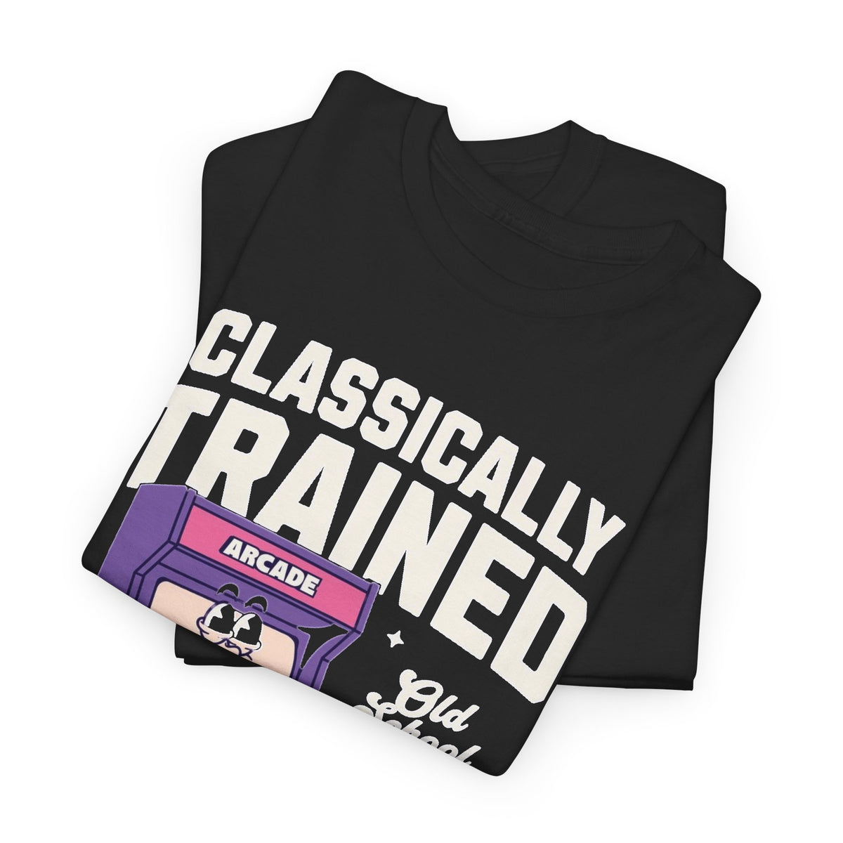 Classically Trained Retro Gamer Graphic T Shirt Men's Heavy Cotton Tee