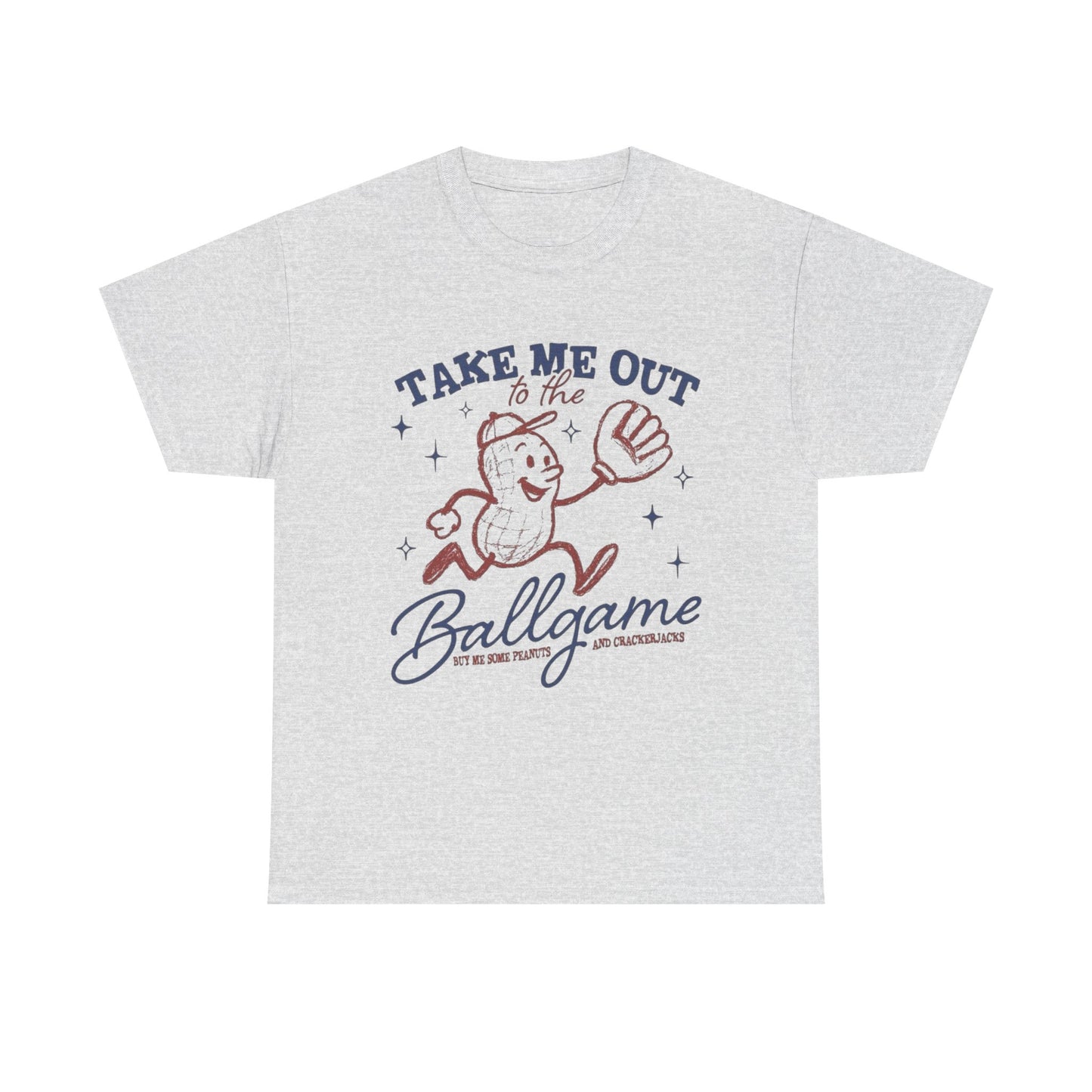 Take Me Out To The Ballgame Graphic T Shirt NEW Unisex Heavy Cotton Tee