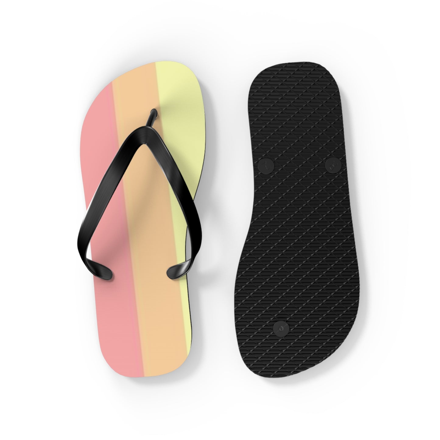 Rainbow Beach Sandals, Slides for Summer, Flip Flops, Water Resistant