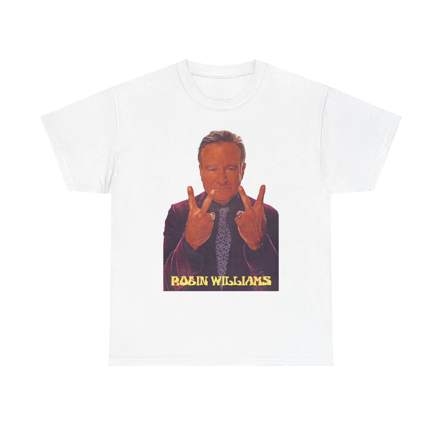 Robin Williams Graphic T Shirt Vintage Comedian Retro Unisex Heavy Cotton Tee