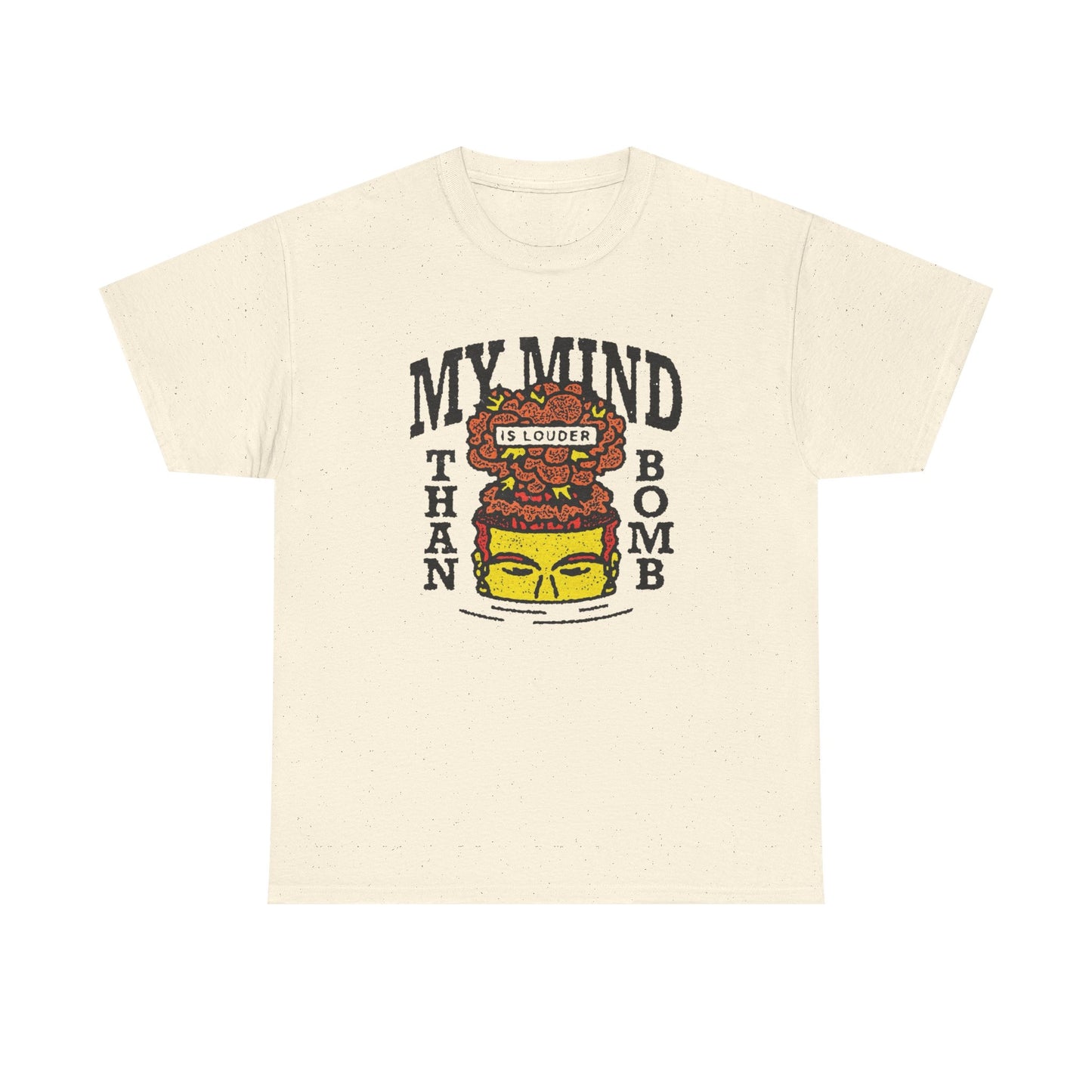 Loud Mind Graphic T Shirt ADULT NEW Unisex Heavy Cotton Tee