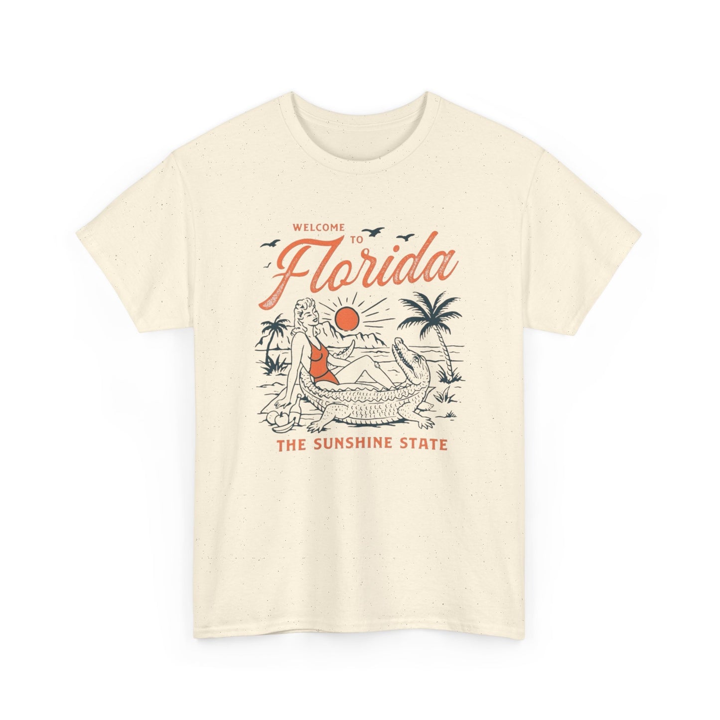 Welcome To Florida The Sunshine State Graphic T Shirt Unisex Adults NEW