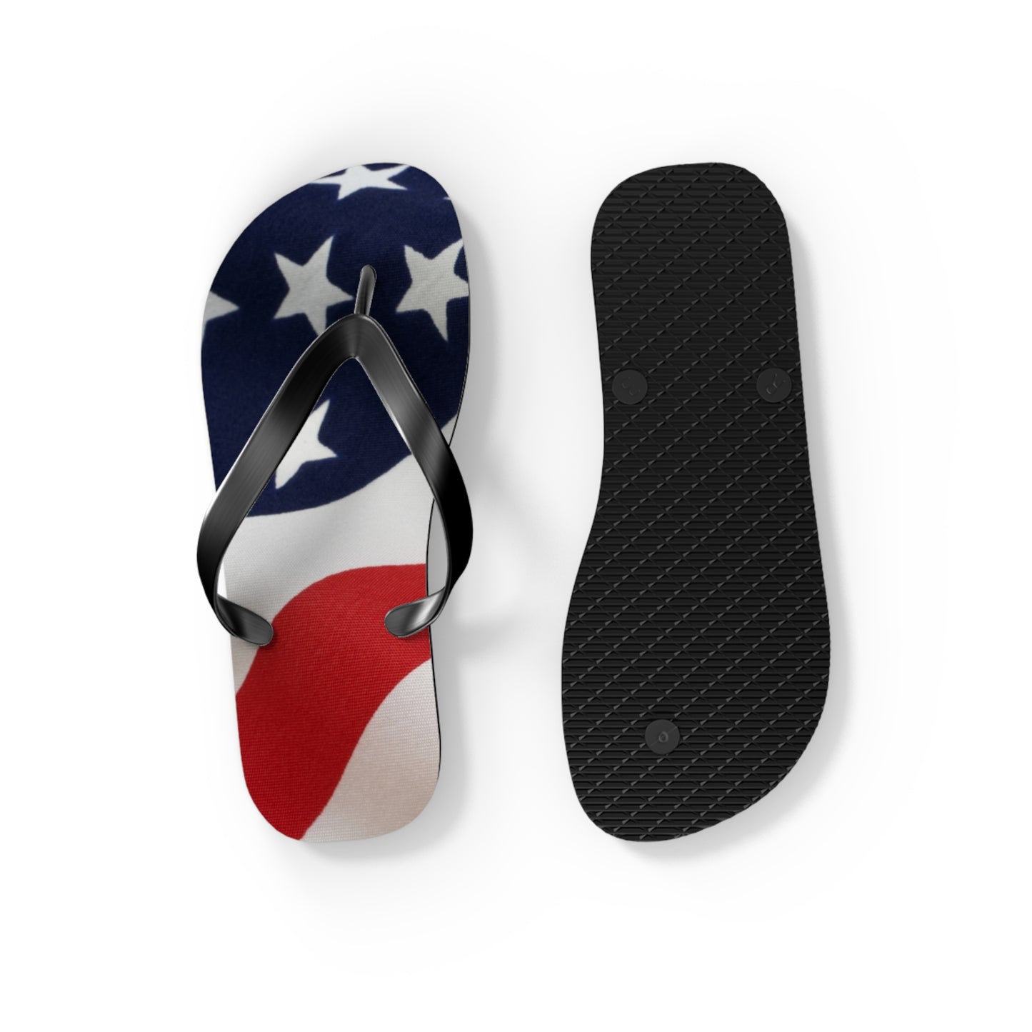American Flag Beach Sandals, Slides for Summer, Flip Flops, Water Resistant