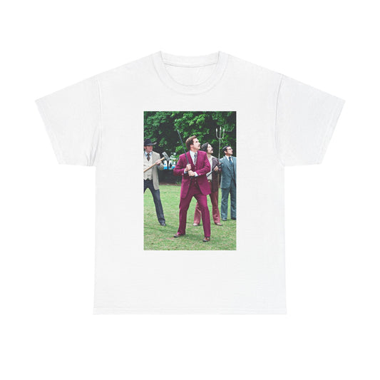 Anchorman Vintage Fight Scene Graphic T Shirt NEW Adult Tee