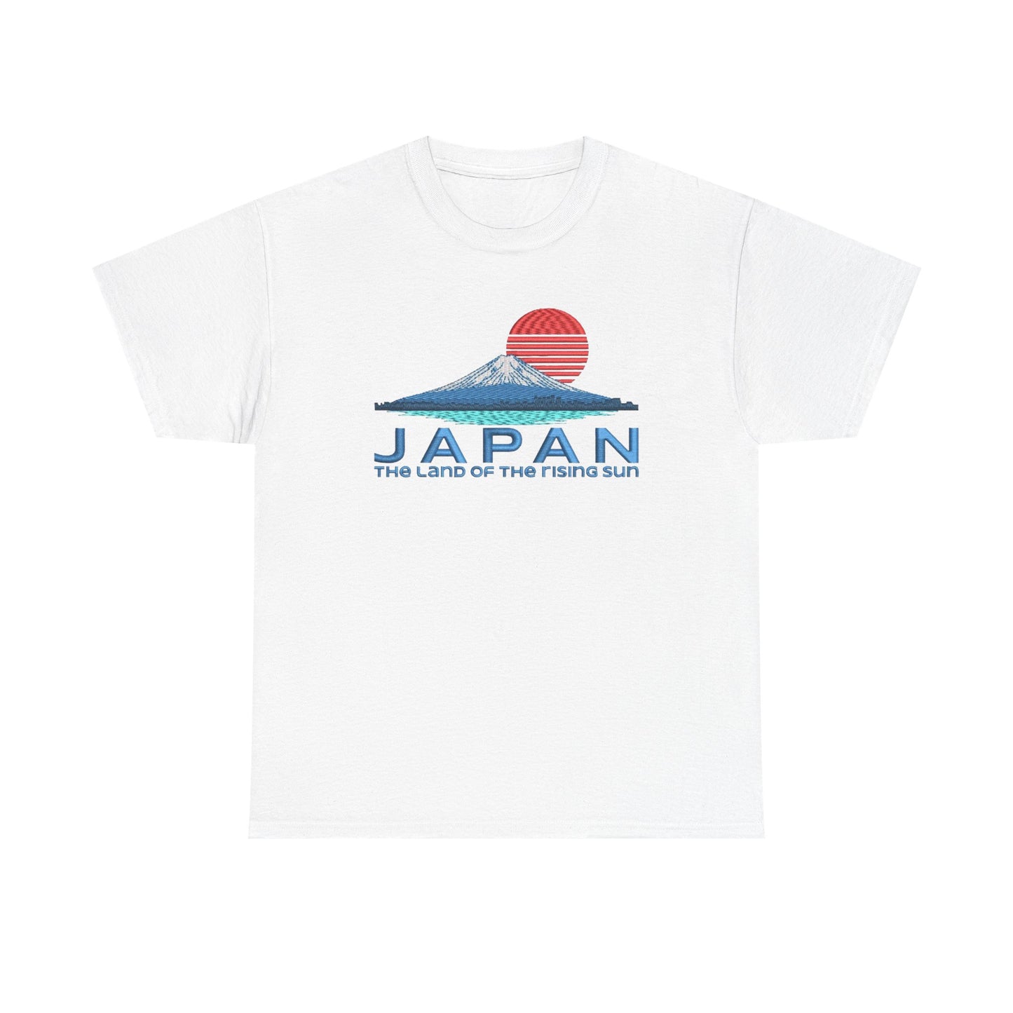 Japan Land Of The Rising Sun Graphic T Shirt NEW Unisex Heavy Cotton Tee