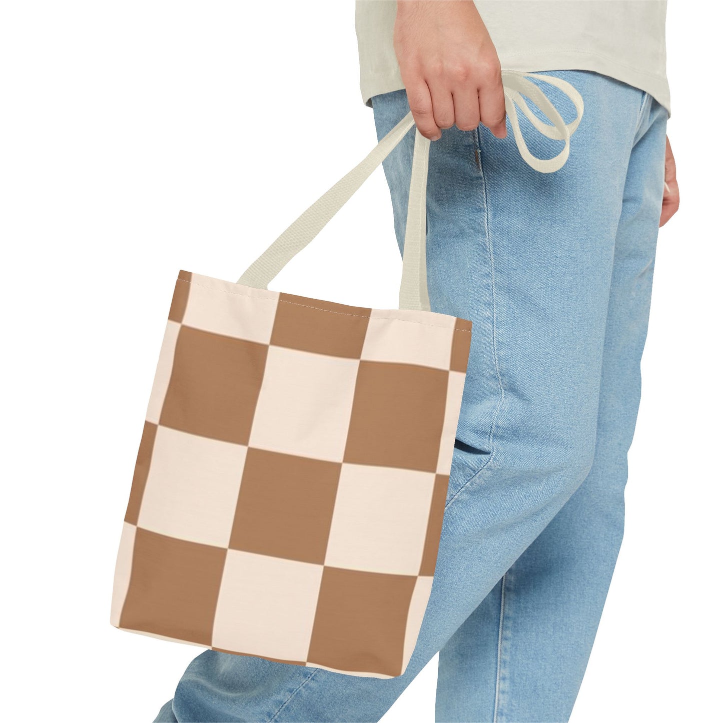 Modern Checkered All Over Print BRAND NEW Purse - Pocketbook - Travel Tote Bag