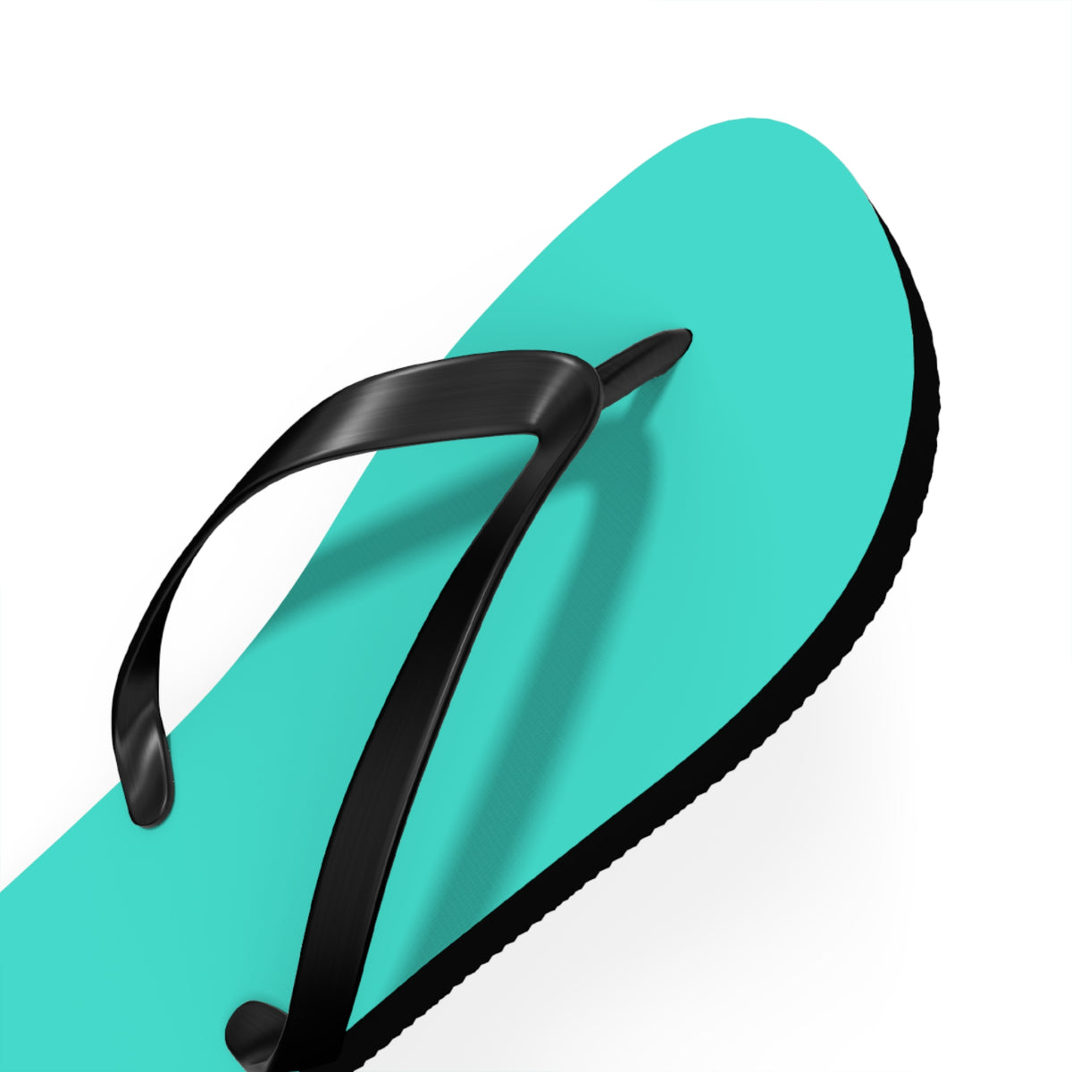 Neon Turquoise Flip Flops, Sandals Slides, Summer Footwear, Brand New