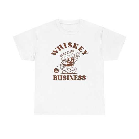 Whiskey Business T Shirt Funny Jokes Humor Unisex Heavy Cotton Tee