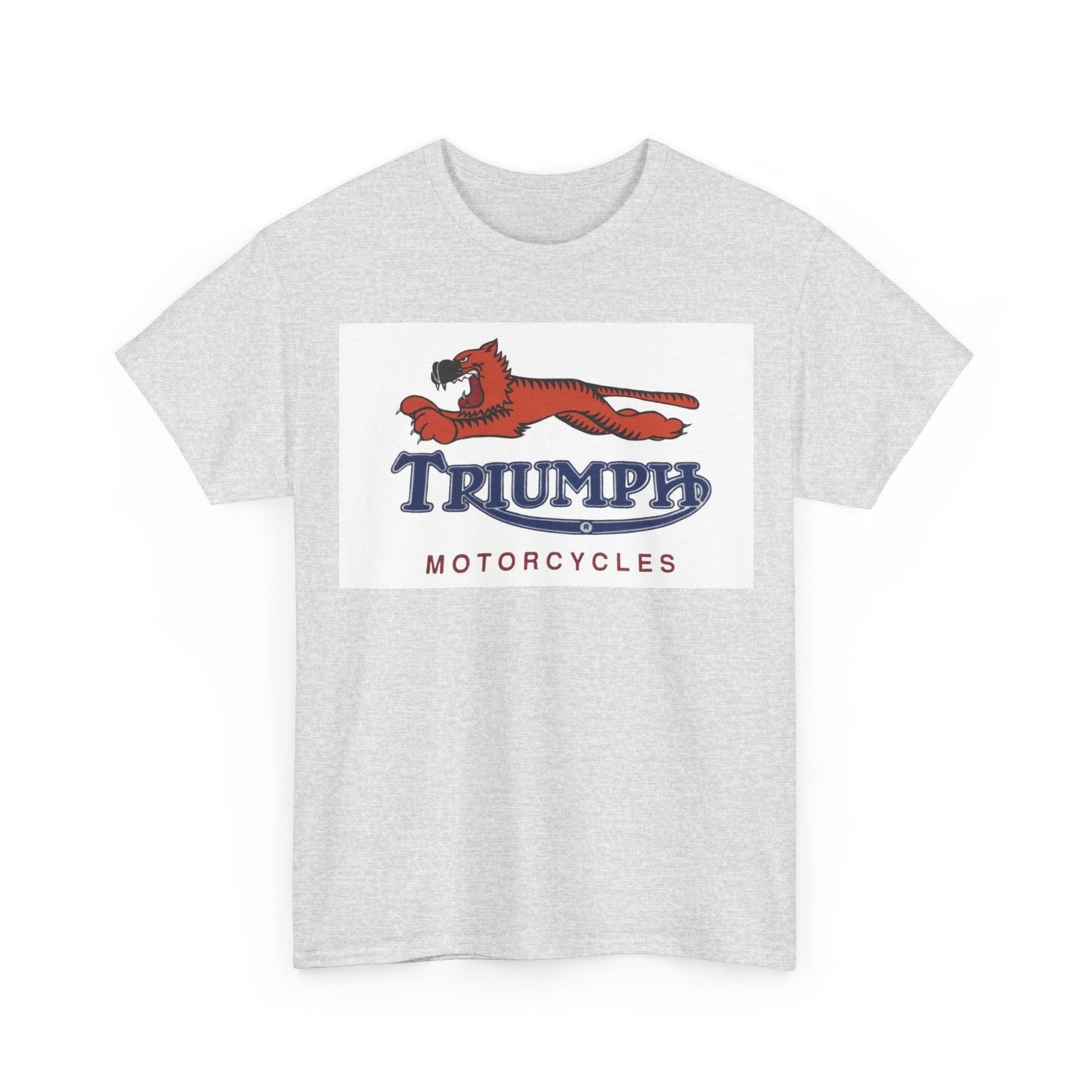 Triumph T-shirt vintage motorcycles nostalgia Tiger Unisex Heavy Cotton Tee