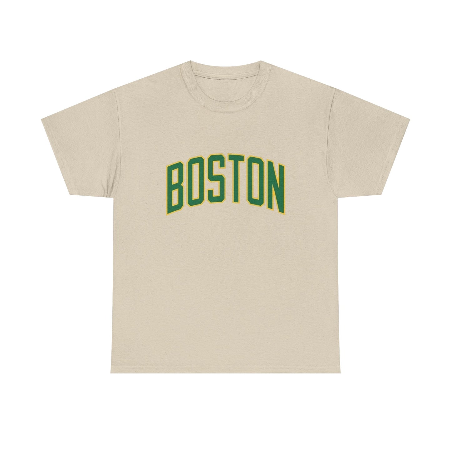 Boston Logo Sports Graphic T Shirt NEW Unisex Heavy Cotton Tee
