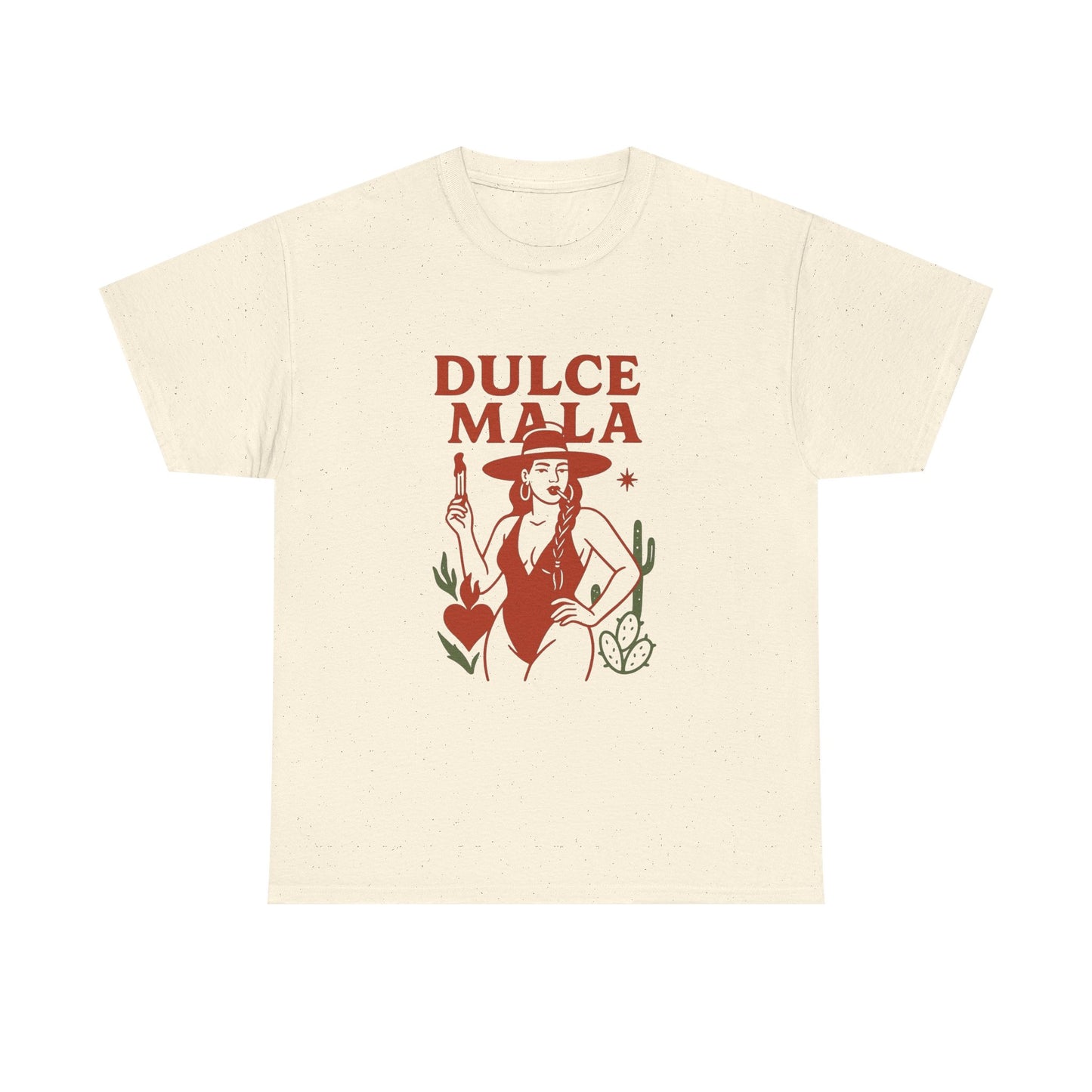 Dulce Mala Cowgirl Graphic T-Shirt Cotton Tee New Gift Vintage