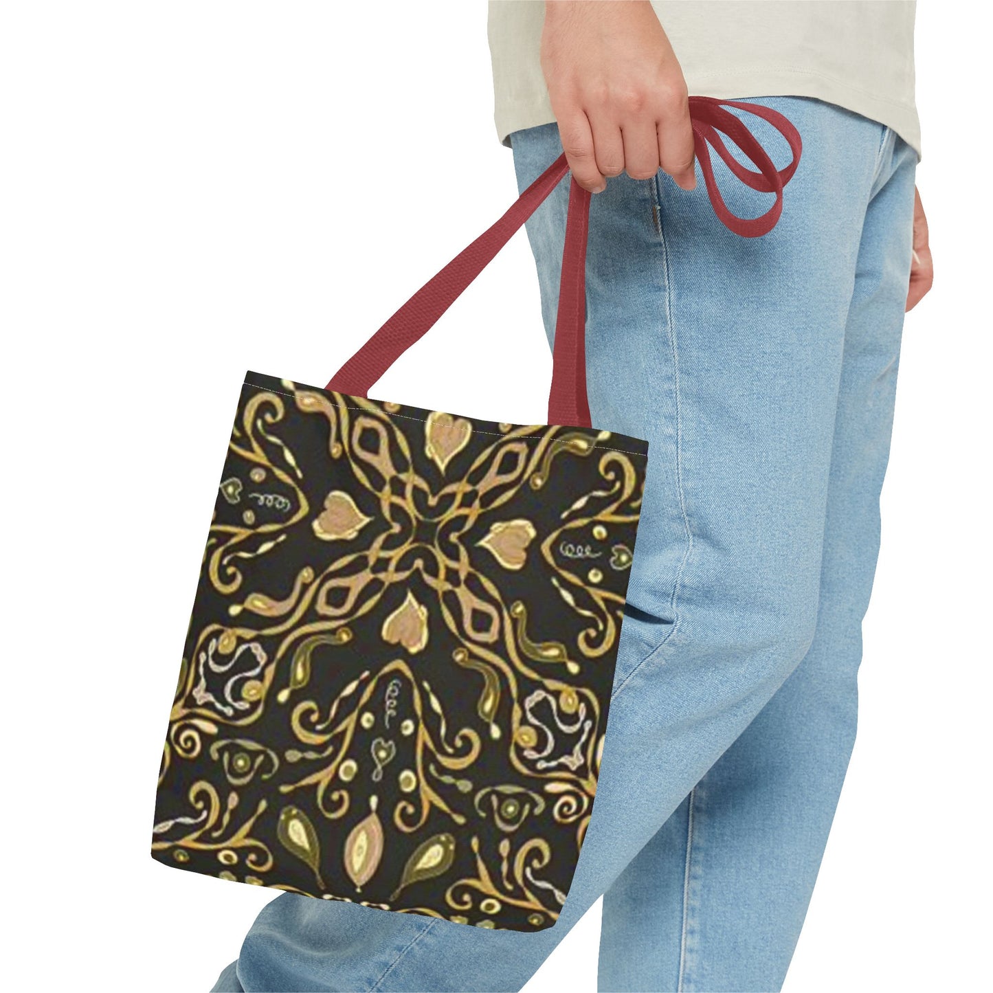 Gold Modern Design BRAND NEW Tote Bag (AOP)